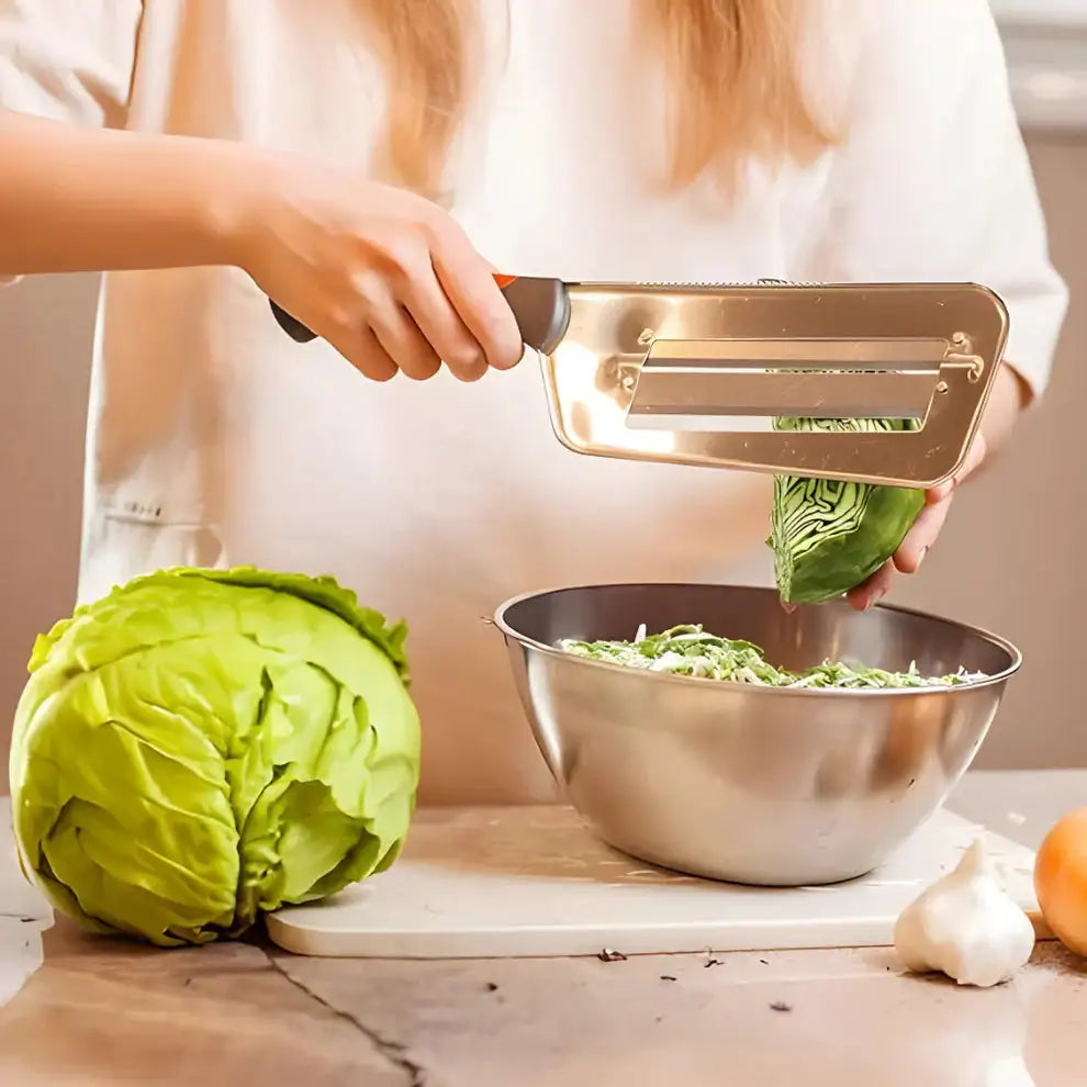 DualEdge Precision Slicing Knife (Effortless, Faster & Uniform Cutting)