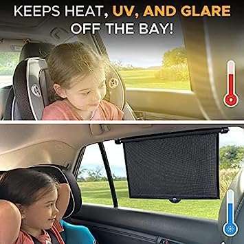 Premium Magnetic Car Curtains (Set of 4)