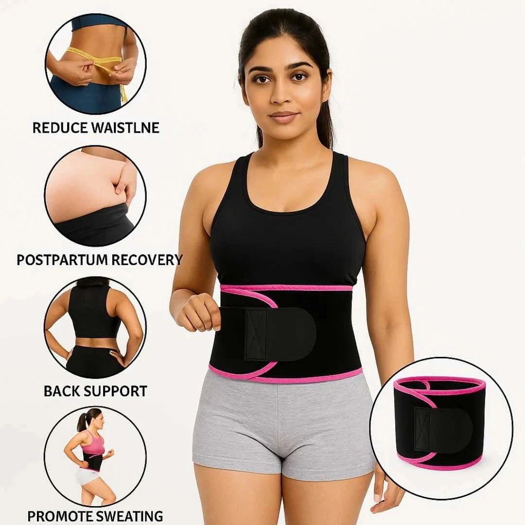 Adjustable Waist Trimmer Belt For Maximum Burn (Unisex)