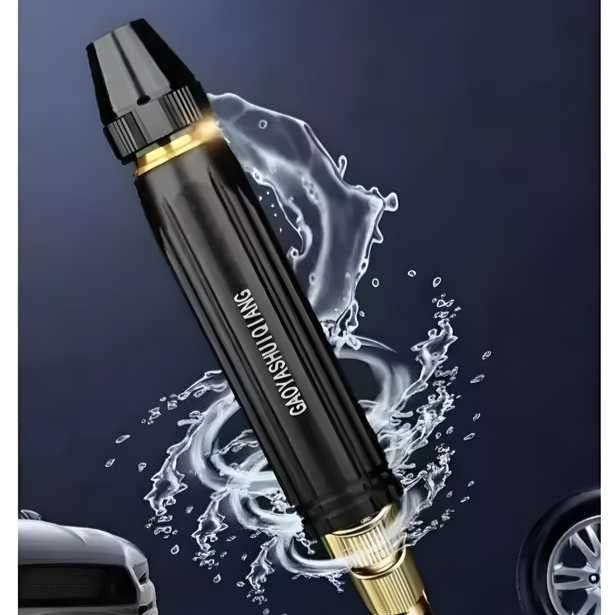 ShopDesi™ Portable High Pressure Water Nozzle (Black)