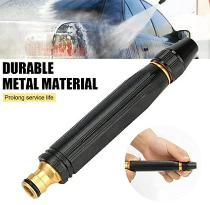ShopDesi™ Portable High Pressure Water Nozzle (Black)