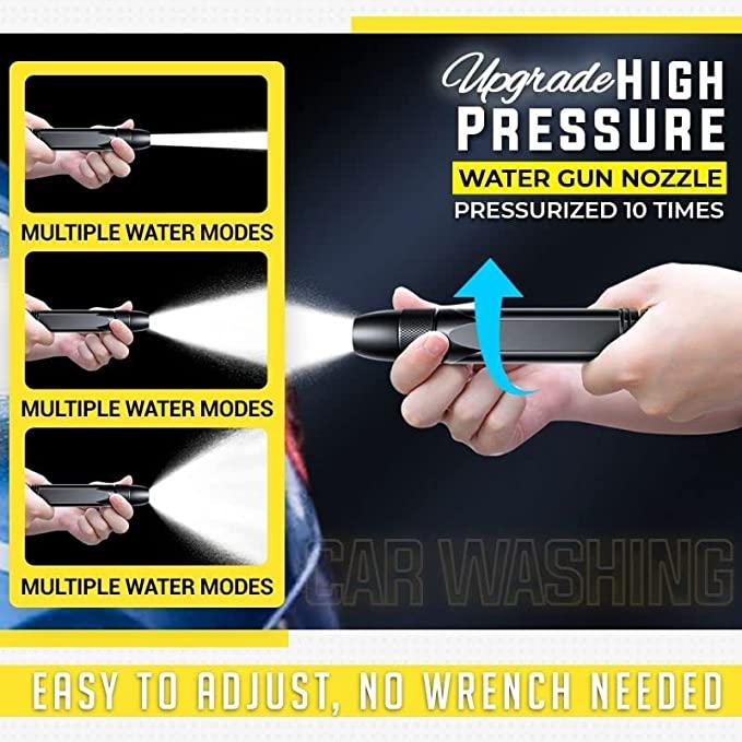 ShopDesi™ Portable High Pressure Water Nozzle (Black)