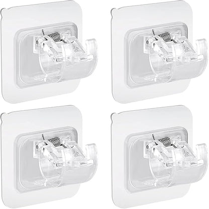Self Adhesive Rod Clips Hook for Curtains (Pack of 10)