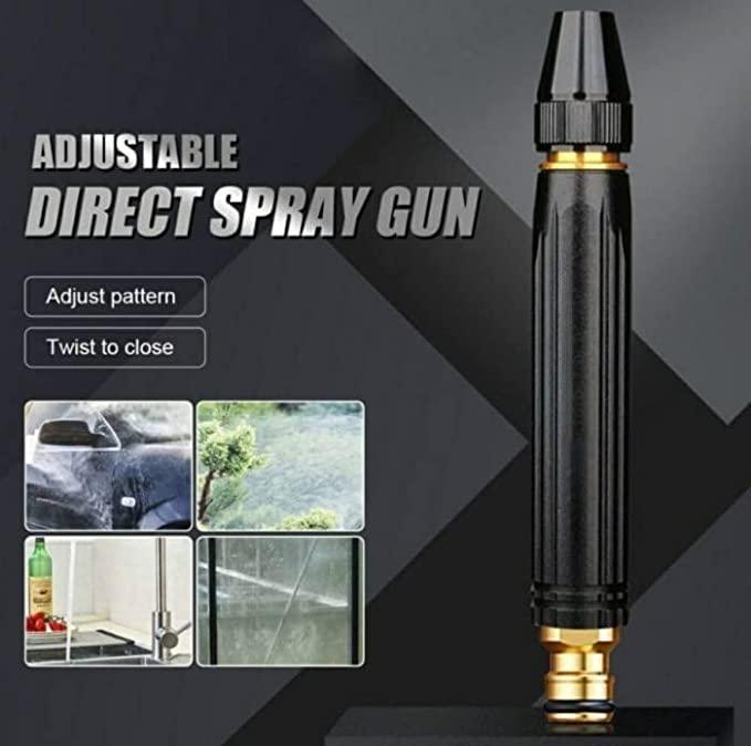 ShopDesi™ Portable High Pressure Water Nozzle (Black)