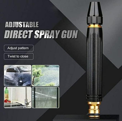 ShopDesi™ Portable High Pressure Water Nozzle (Black)