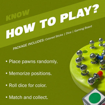 ShopDesi™ Memory Match Chess Game Set