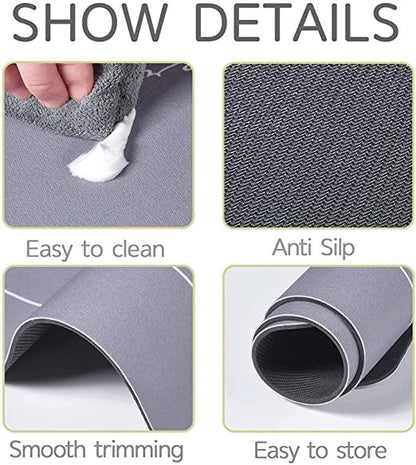 ShopDesi™ Non-Slip Super Absorbent Quick Dry Floor Mat