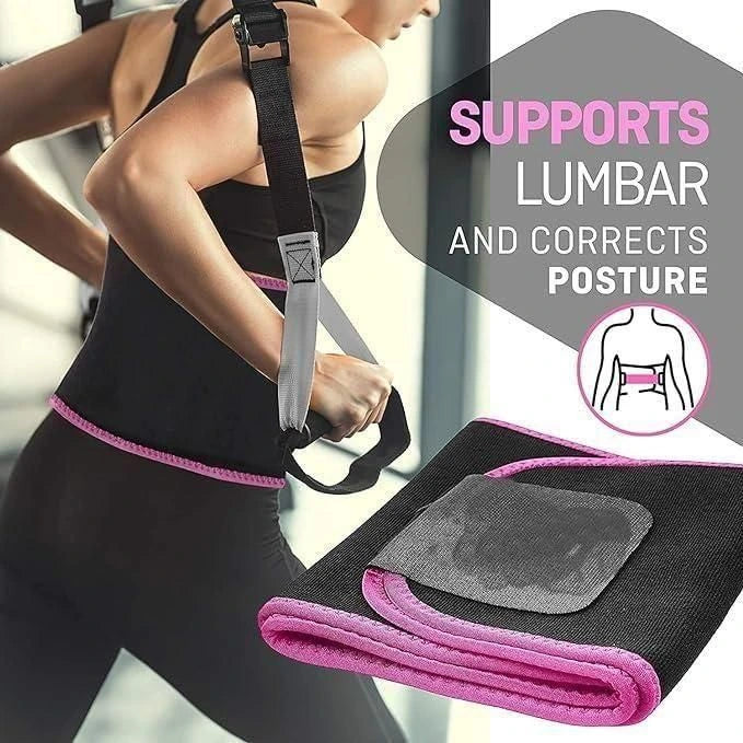 Adjustable Waist Trimmer Belt For Maximum Burn (Unisex)