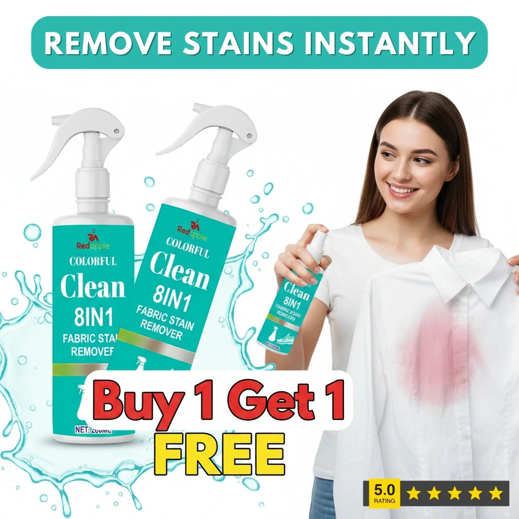 8-in-1 Fabric Stain Remover Spray (BUY 1 GET 1 FREE)