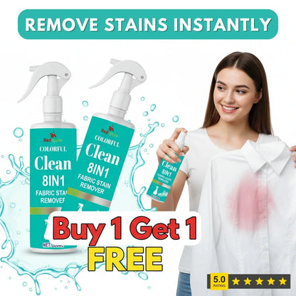 8-in-1 Fabric Stain Remover Spray (BUY 1 GET 1 FREE)
