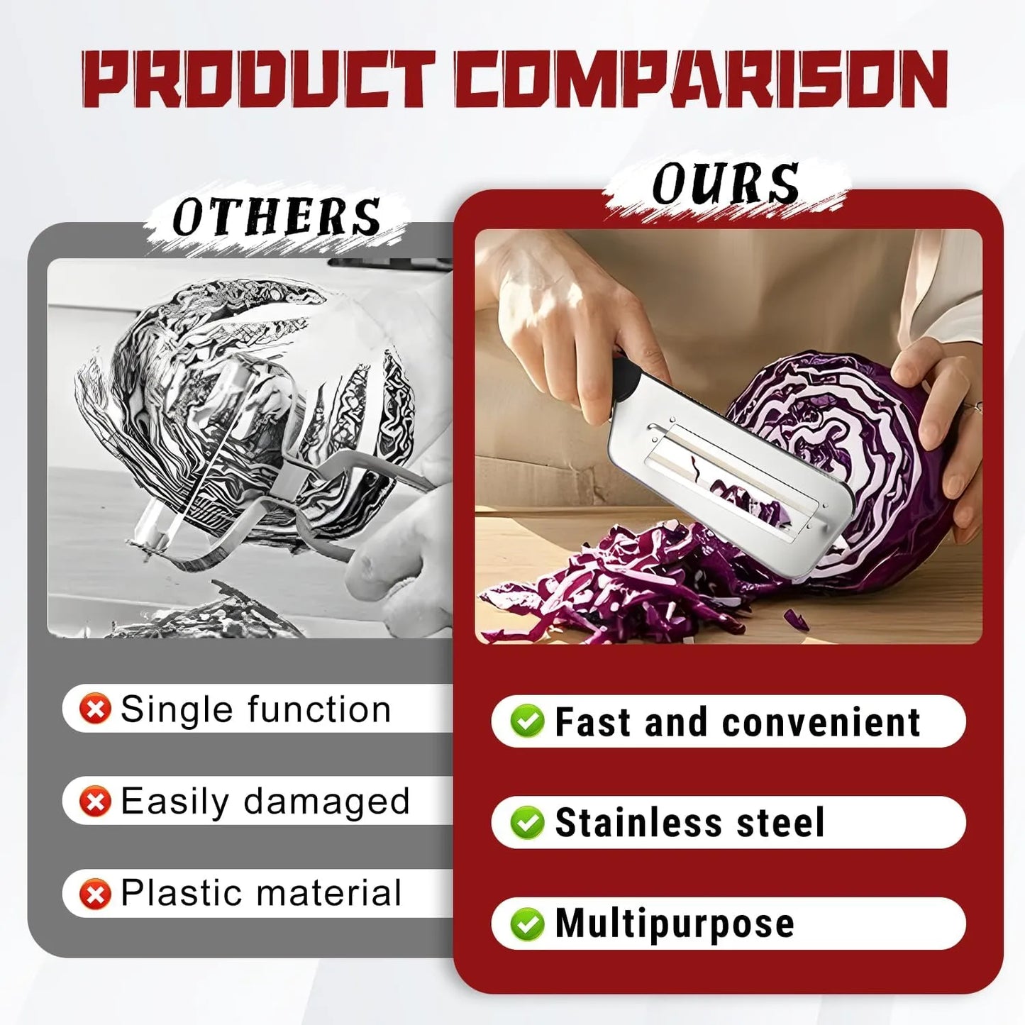 DualEdge Precision Slicing Knife (Effortless, Faster & Uniform Cutting)