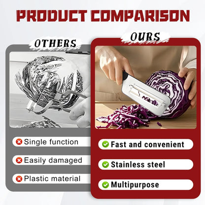 DualEdge Precision Slicing Knife (Effortless, Faster & Uniform Cutting)