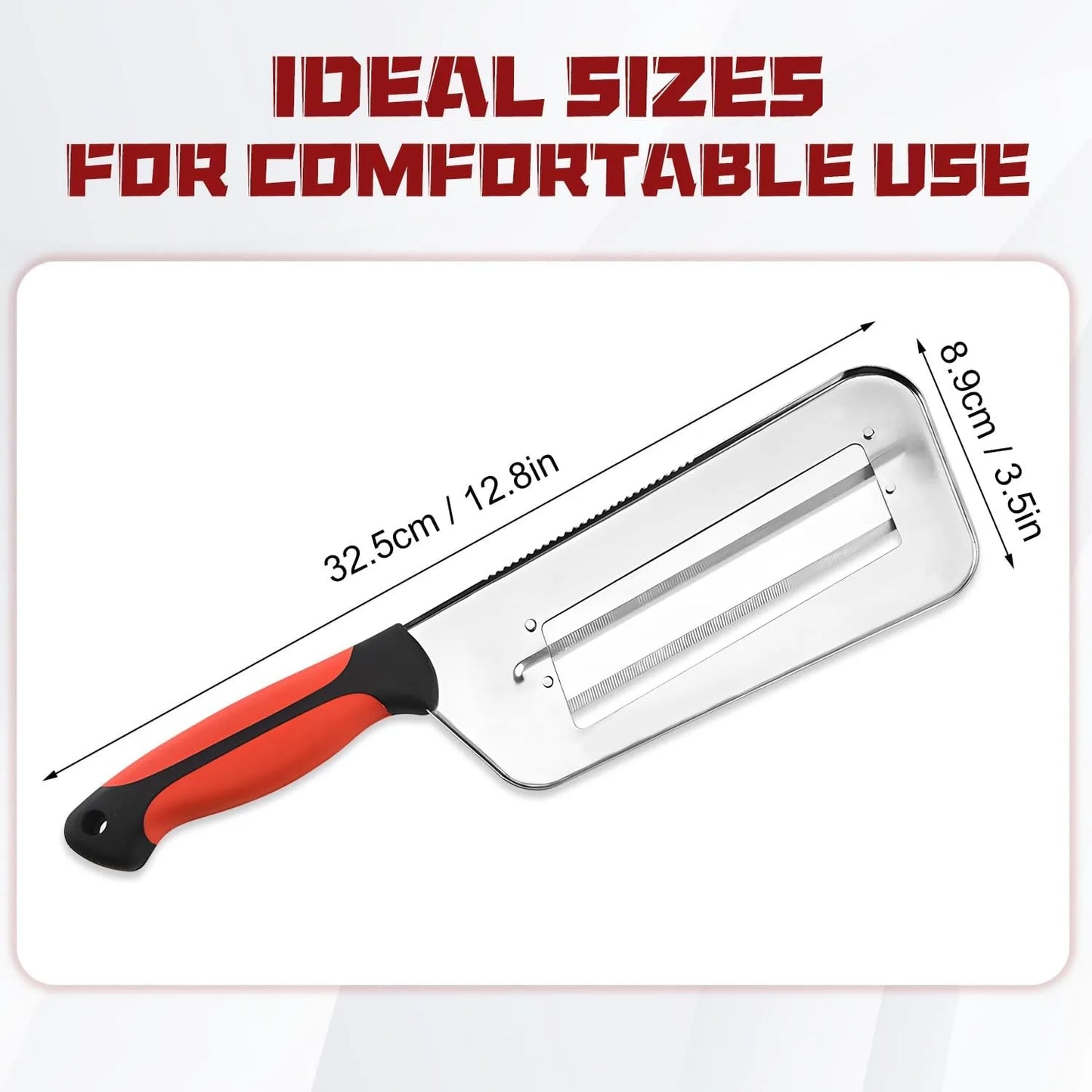 DualEdge Precision Slicing Knife (Effortless, Faster & Uniform Cutting)