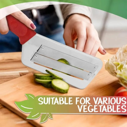 DualEdge Precision Slicing Knife (Effortless, Faster & Uniform Cutting)