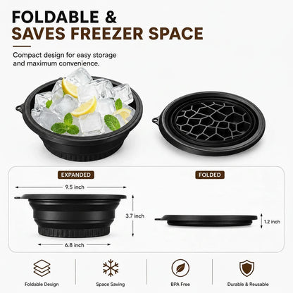 Ice Facial  Bowl - Instant Glow, Tight Skin, Reduce Pimples
