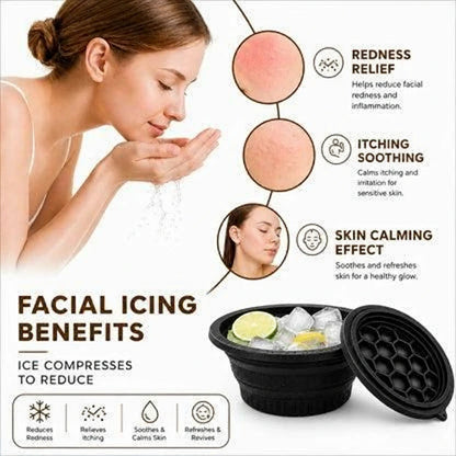Ice Facial  Bowl - Instant Glow, Tight Skin, Reduce Pimples