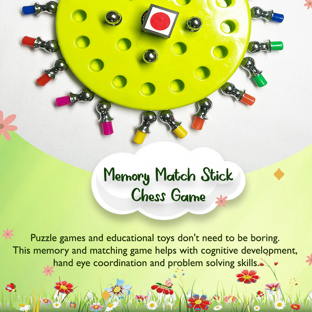 ShopDesi™ Memory Match Chess Game Set