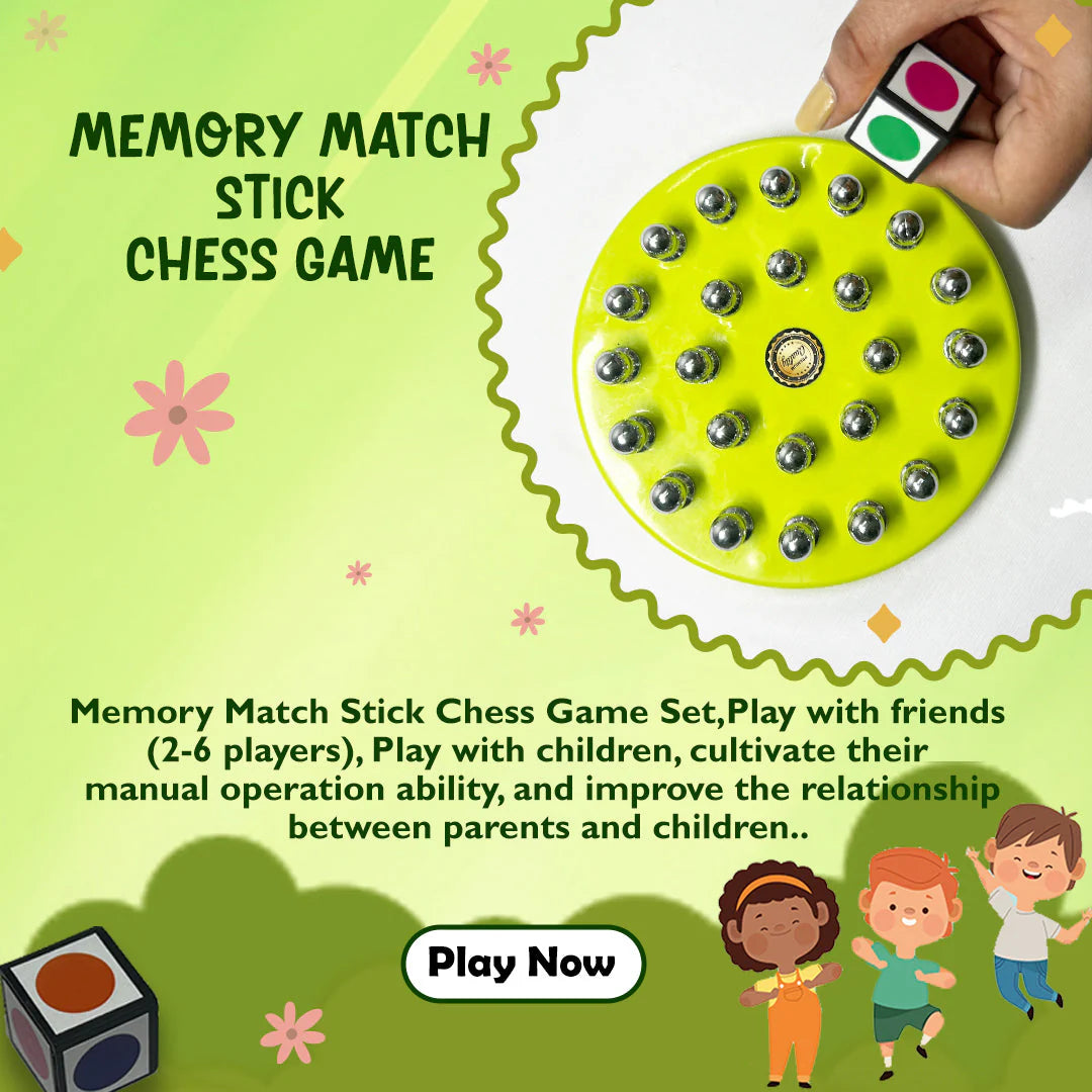 ShopDesi™ Memory Match Chess Game Set