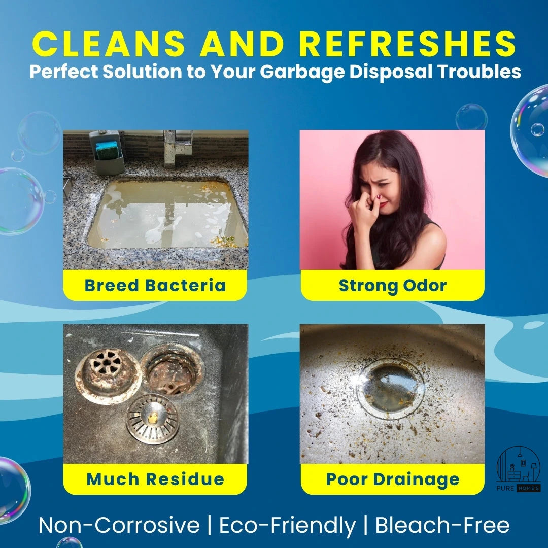 LemonBlast Yellow Bubble Tablets | Odor Eliminator & Blockage Remover