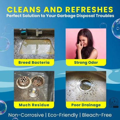 LemonBlast Yellow Bubble Tablets | Odor Eliminator & Blockage Remover