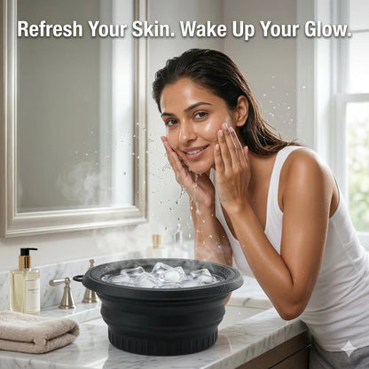 Ice Facial  Bowl - Instant Glow, Tight Skin, Reduce Pimples