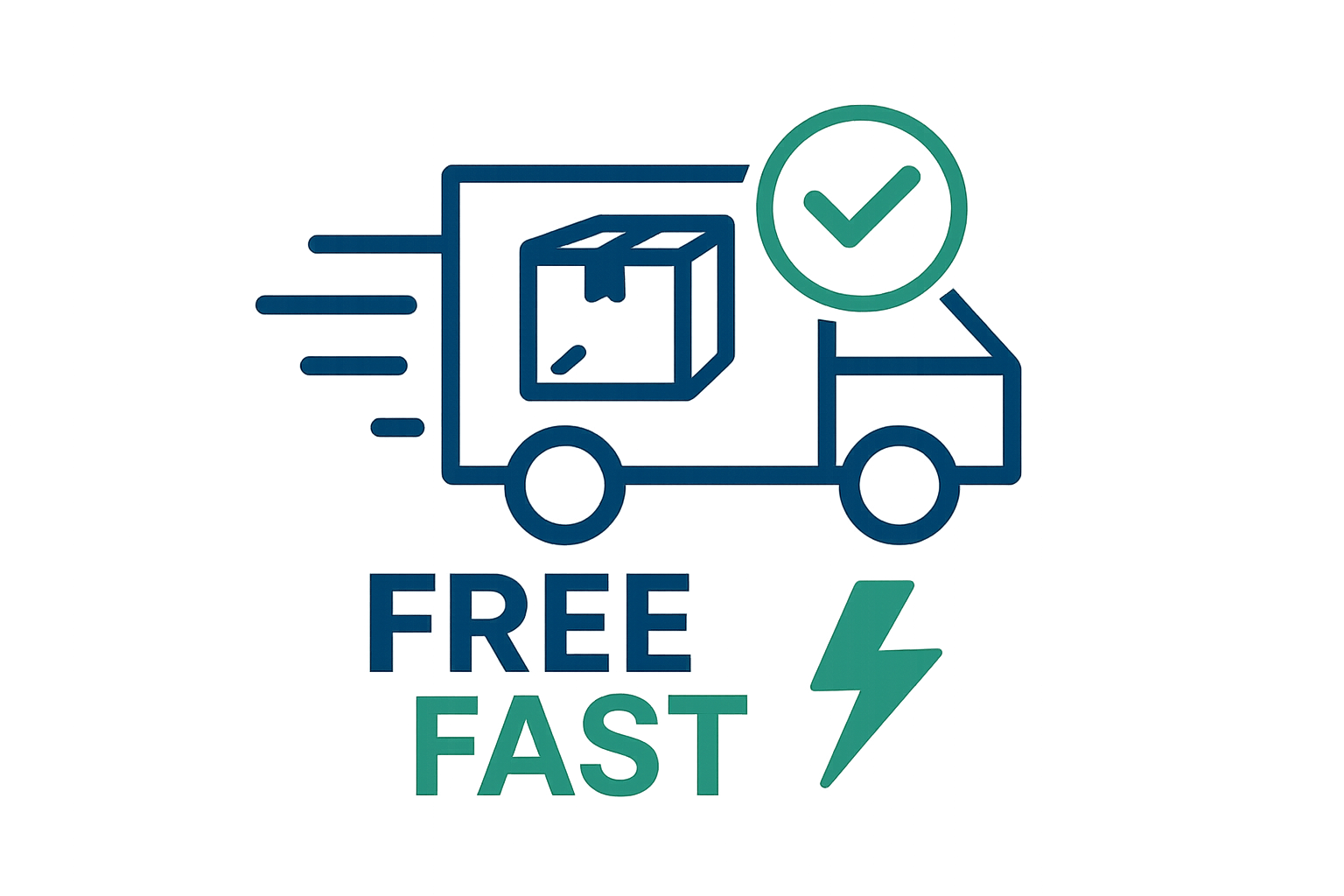 Free & fast shipping icon