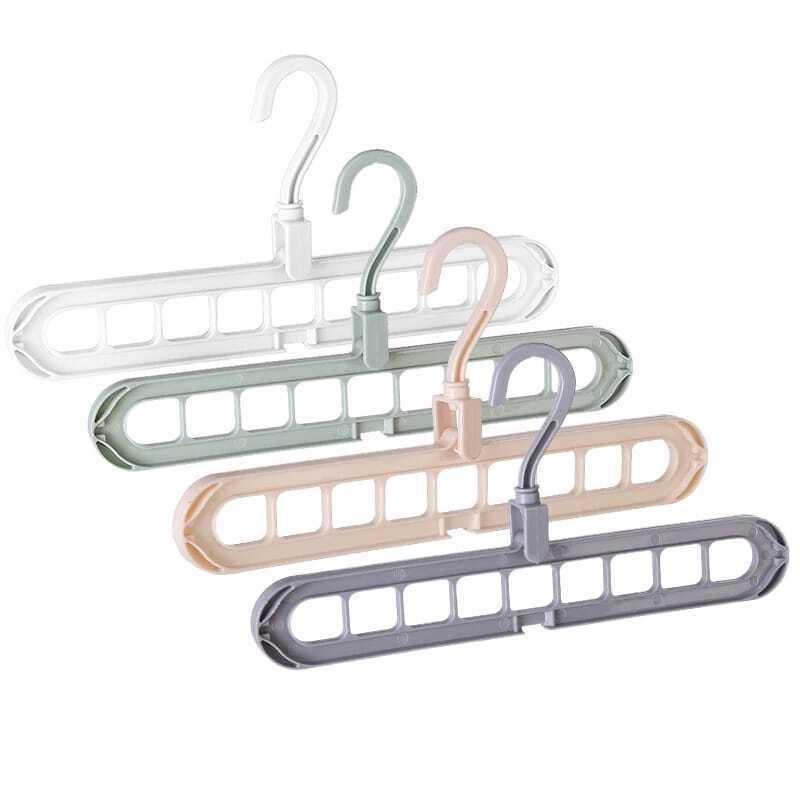 ShopDesi™ Foldable Multi-Hook Hanger ( Pack Of 3)