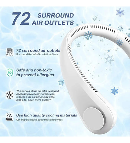 ShopDesi™ Portable USB Neck Fan