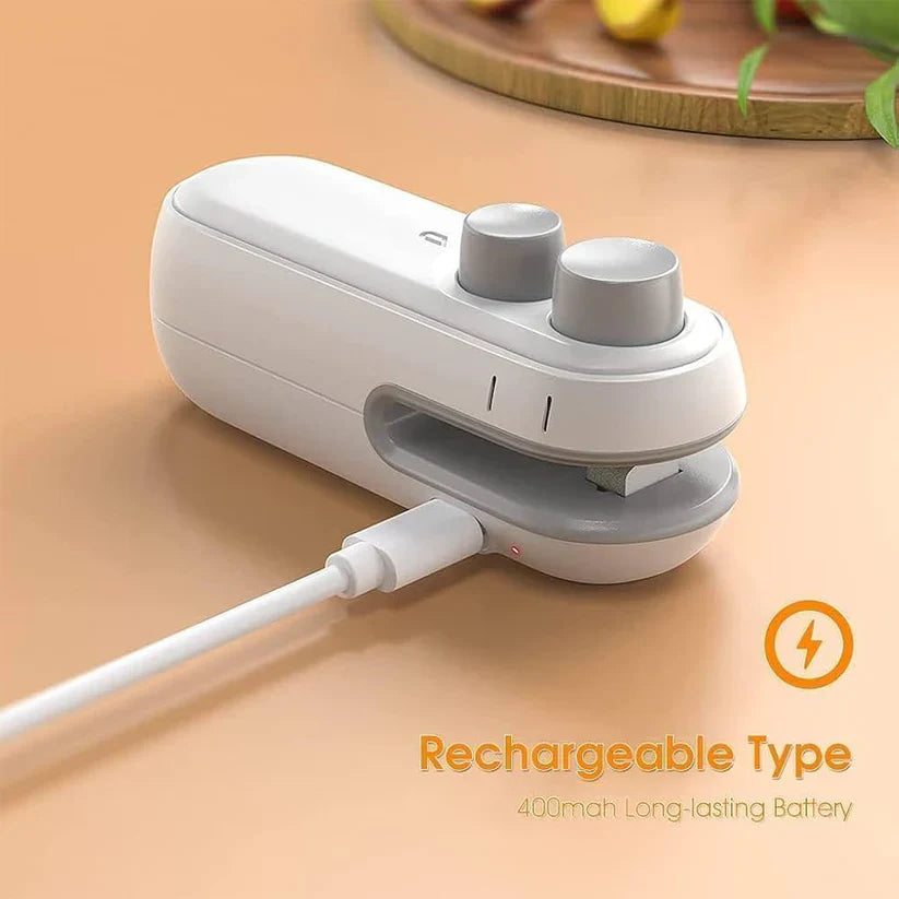 ShopDesi™ 2-in-1 Portable Mini Sealer Machine