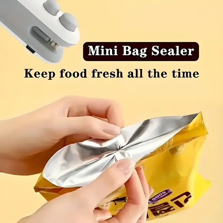 ShopDesi™ 2-in-1 Portable Mini Sealer Machine