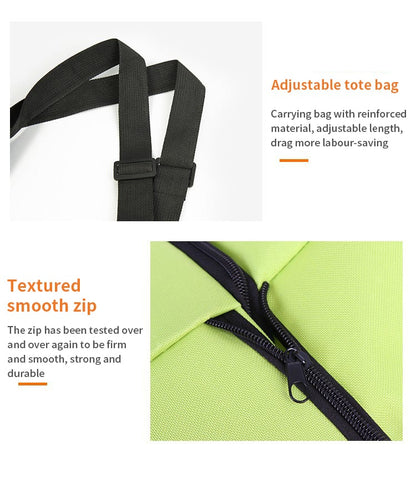 ShopDesi™ Foldable Shopping Cart Bag with Wheels